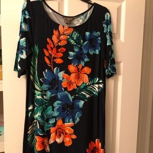 Tommy Bahama floral print cotton dress size M